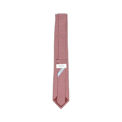 Ferragamo Pattern Jacquard Pointed-Tip Tie