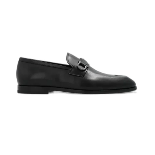 Ferragamo Gancini-Buckle Slip-On Loafers