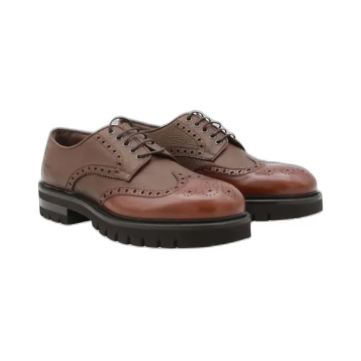 Ferragamo Derby Brogue Shoes