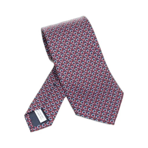 Ferragamo Heart Printed Tie