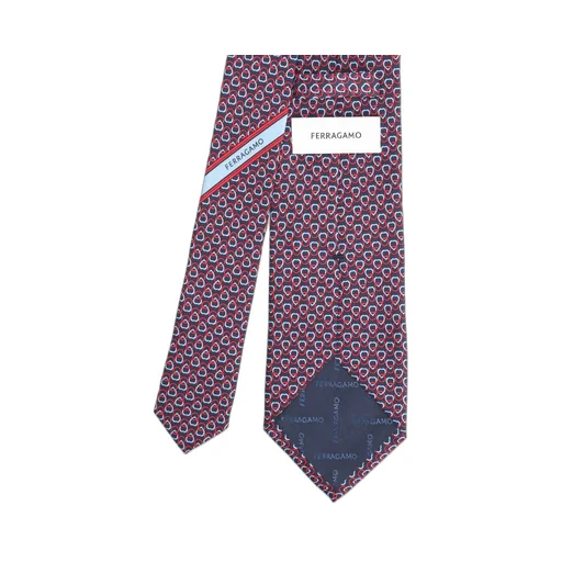 Ferragamo Heart Printed Tie