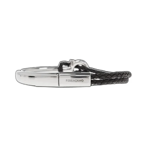 Ferragamo Logo Engraved Bracelet