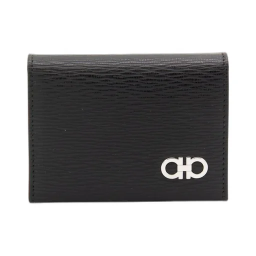 Ferragamo Logo Plaque Bi-Fold Wallet