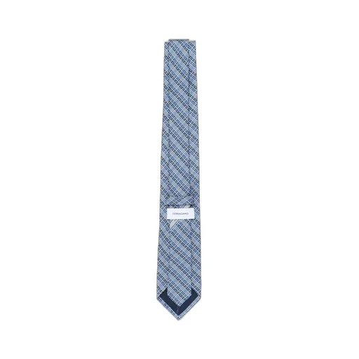 Ferragamo Gancini Chain Printed Satin Tie