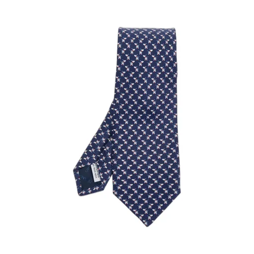 Ferragamo Dogs And Gancios Printed Tie