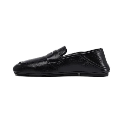 Ferragamo Logo Plaque Slip-On Loafers