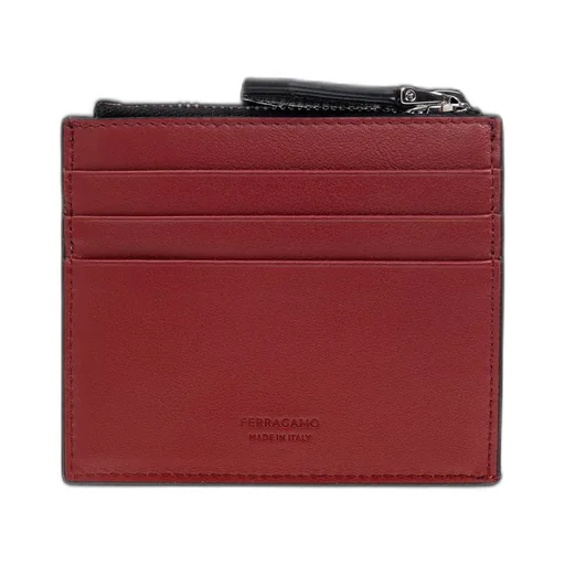 Ferragamo Wallet Card Holder And Keyring Set