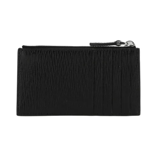 Ferragamo Logo Embossed Zipped Card Case
