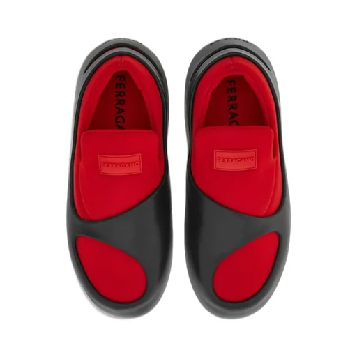 Ferragamo Round-Toe Slip-On Loafers