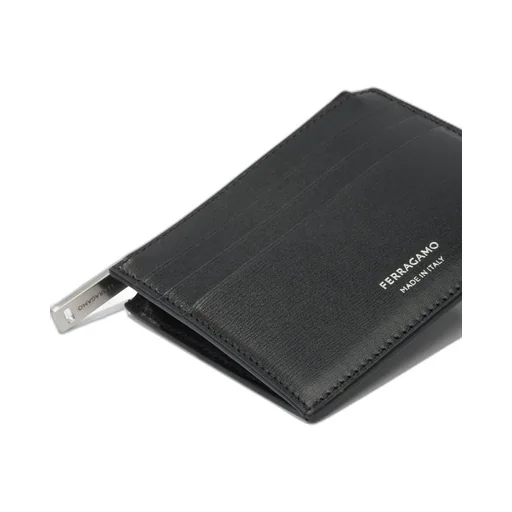 Ferragamo Logo Printed Card Holder