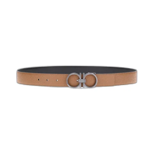 Ferragamo Gancini Buckle Reversible Belt