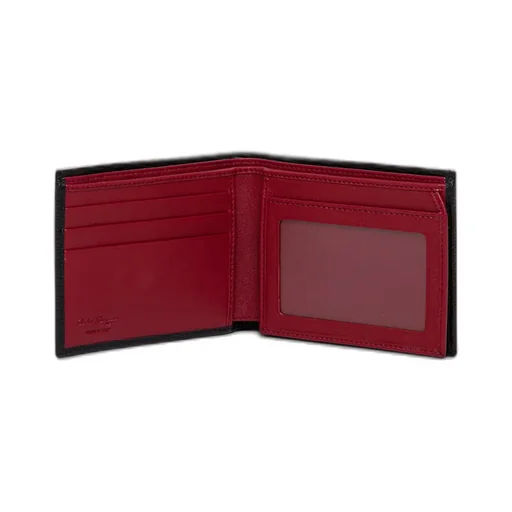 Ferragamo Gancio Logo Plaque Bifold Wallet
