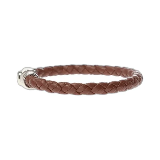 Ferragamo Braided Leather Bracelet