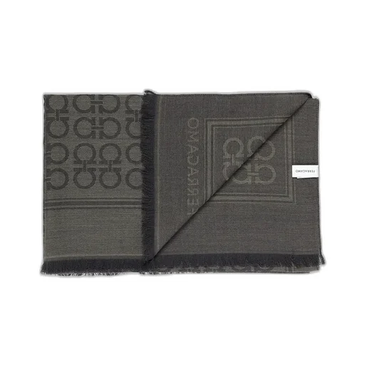 Ferragamo Gancini Fringed Scarf