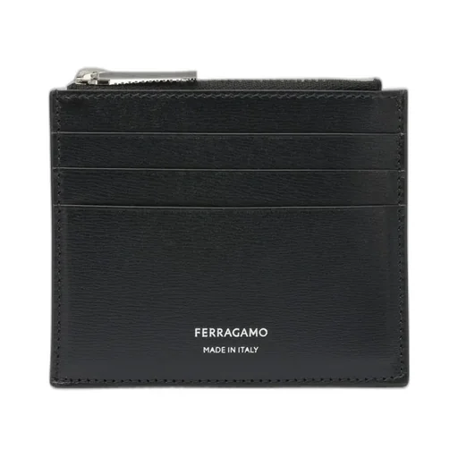 Ferragamo Logo Printed Card Holder
