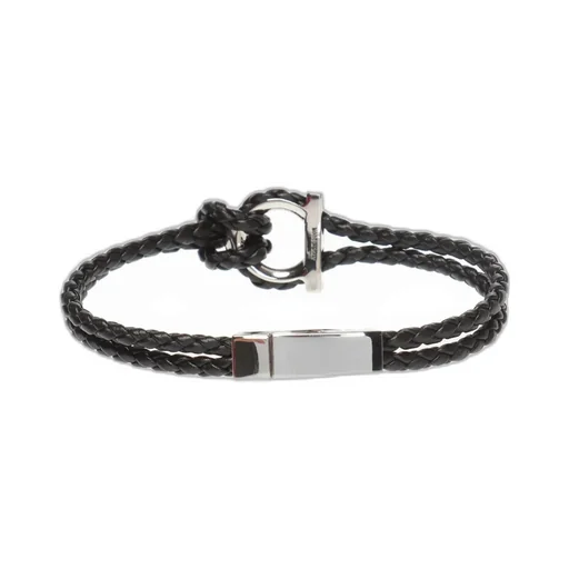 Ferragamo Gancini Braided Bracelet