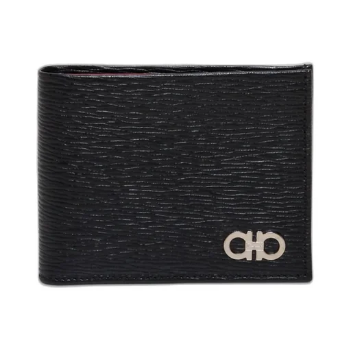 Ferragamo Gancio Logo Plaque Bifold Wallet