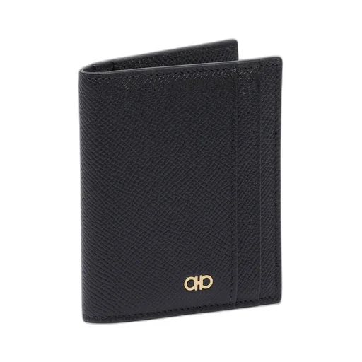 Ferragamo Gancini Plaque Bi-Fold Wallet