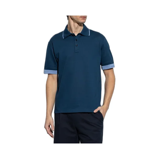 Ferragamo Logo Embroidered Polo Shirt