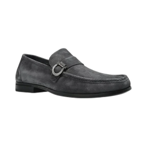 Ferragamo Gancini Ornament Slip-On Loafers