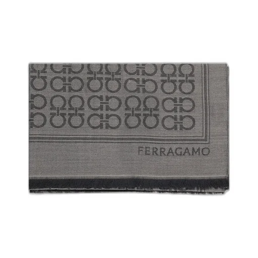 Ferragamo Gancini Fringed Scarf