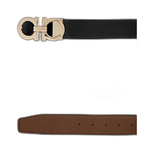 Ferragamo Gancini Buckle Reversible Belt