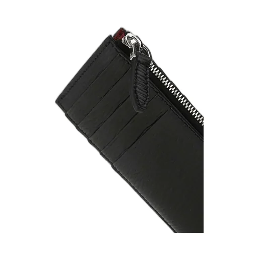 Ferragamo Logo Embossed Zipped Card Case