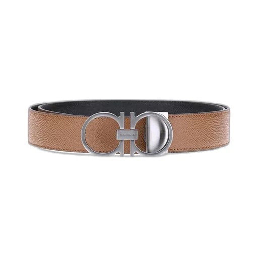 Ferragamo Gancini Buckle Reversible Belt