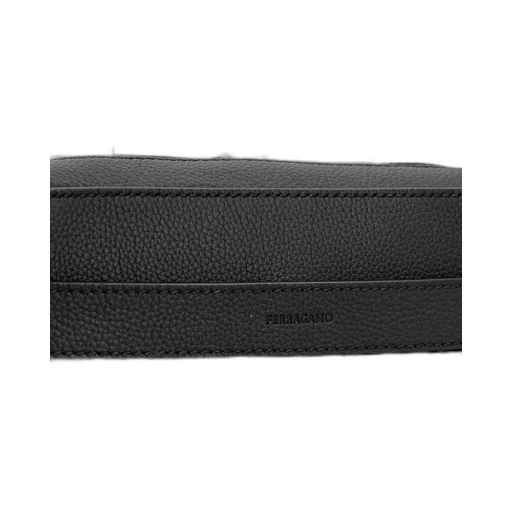 Ferragamo Logo-Embossed Zipped Shoulder Bag