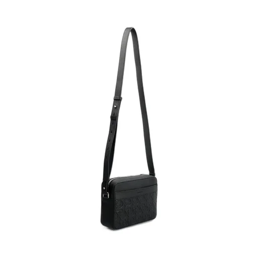 Ferragamo Logo-Embossed Zipped Shoulder Bag