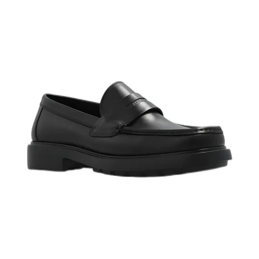 Ferragamo Logo Embossed Slip-On Loafers