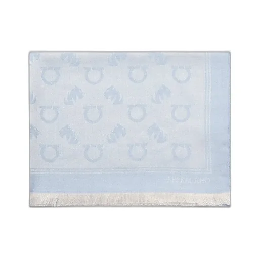 Ferragamo Feline Motif Jacquard Scarf