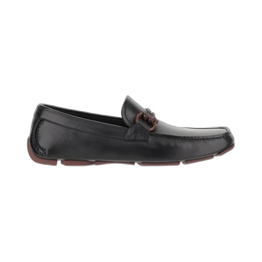Ferragamo Gancini Ornament Driver Shoes