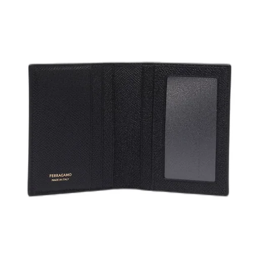 Ferragamo Gancini Plaque Bi-Fold Wallet