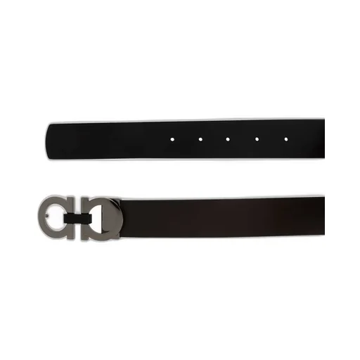 Ferragamo Gancini-Buckle Reversible Belt