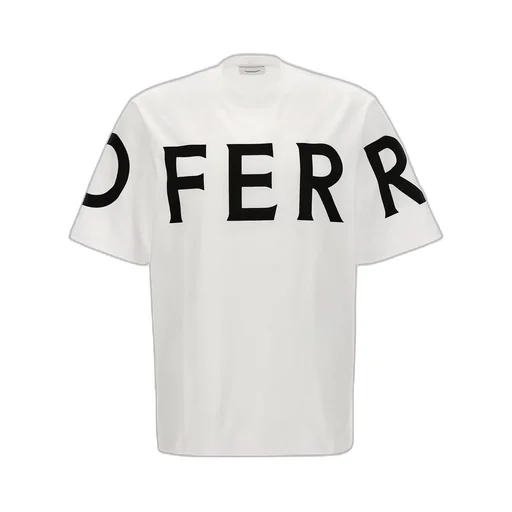 Ferragamo Logo Printed Crewneck T-Shirt