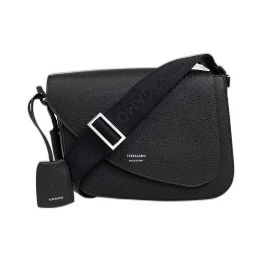 Ferragamo Fiamma Logo Printed Crossbody Bag