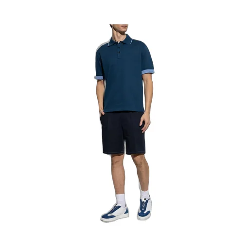 Ferragamo Logo Embroidered Polo Shirt