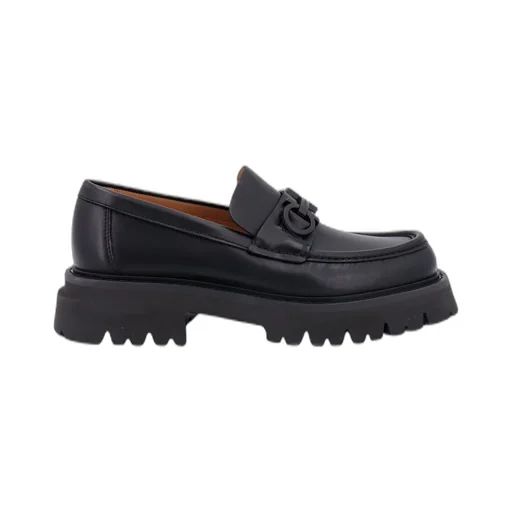 Ferragamo Gancini Ornament Chunky Moccasins