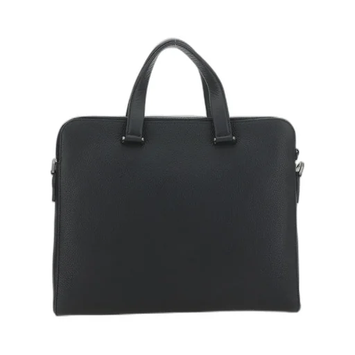 Ferragamo Logo-Plaque Zipped Briefcase