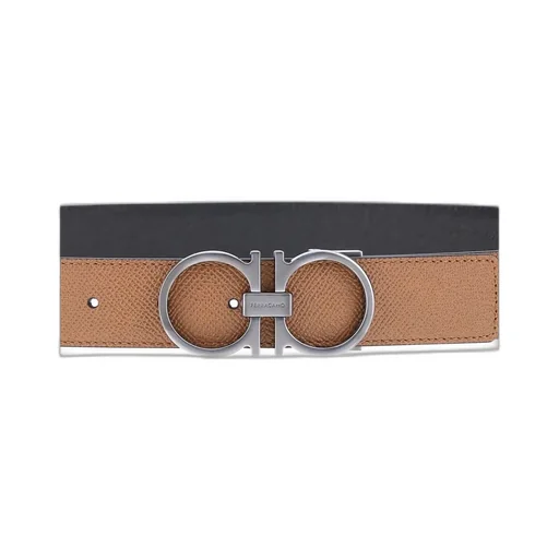 Ferragamo Gancini Buckle Reversible Belt