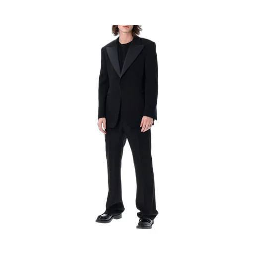 Ferragamo Single-Breasted Tuxedo Tailored Blazer