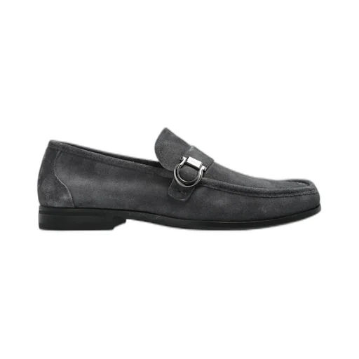 Ferragamo Gancini Ornament Slip-On Loafers