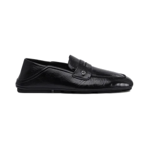 Ferragamo Logo Plaque Slip-On Loafers