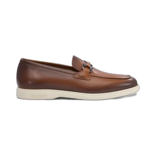 Ferragamo Cosimo Gancini Plaque Loafers