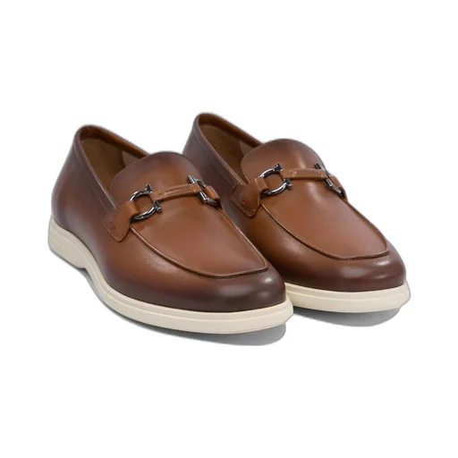 Ferragamo Cosimo Gancini Plaque Loafers