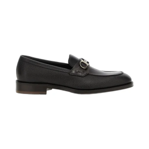 Ferragamo Gancini Ornament Moccasin Shoes