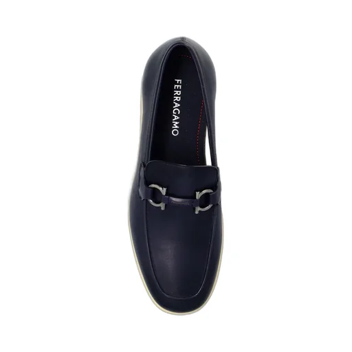 Ferragamo Gancini-Plaque Loafers