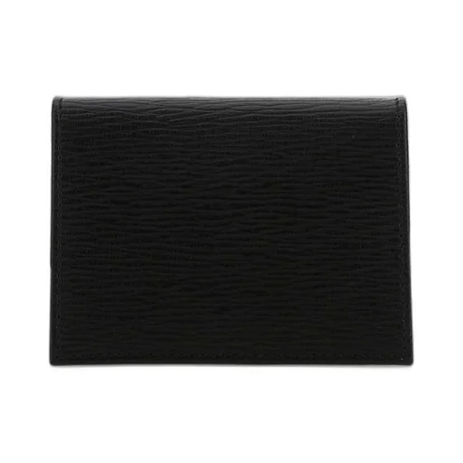 Ferragamo Gancini Logo Plaque Bi-Fold Wallet