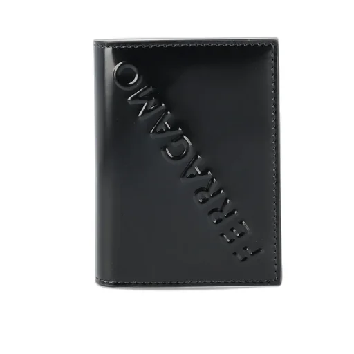 Ferragamo Logo Embossed Bi-Fold Wallet